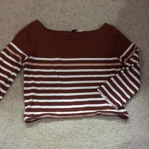 Striped crop top